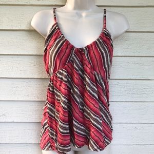 LUX striped cross back cami/CUTE!